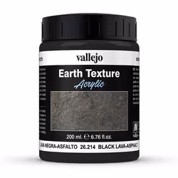 Vallejo Black Lava-Asphalt, Black, Grey, 1 pc(s)