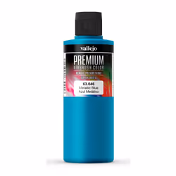 Vallejo 63.046, 200 ml, Blue, Metallic, Bottle
