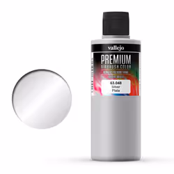Vallejo 63.048, Silver, Acrylic paint, 200 ml, 1 pc(s)