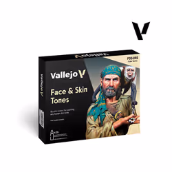 VAL70258 - AV Vallejo Model Color Set - Face & Skin Tones (16)