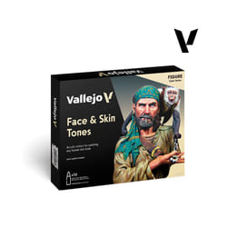 VAL70258 - AV Vallejo Model Color Set - Face & Skin Tones (16)