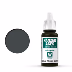 Vallejo 70.333, Black, Grey, Acrylic paint, liquid, 17 ml, 1 pc(s)