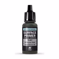 Vallejo 70.607, Base paint primer, Metal, Plastic, Polyvinyl chloride (PVC), Ready mixed, Brass, Metal, Plastic, Wood, Green, ...