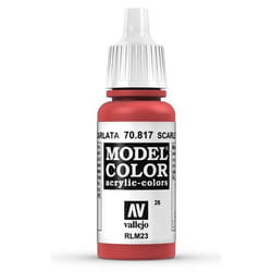 Vallejo 70.817 acrylic paint 17 ml Red Bottle