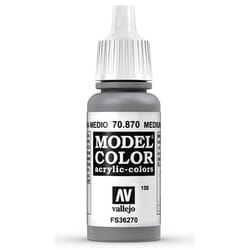 Vallejo 70.870 acrylic paint 17 ml Grey Bottle