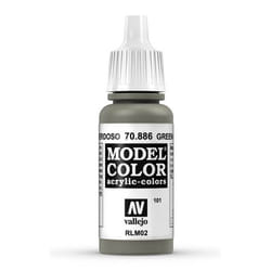 Vallejo 70.886 acrylic paint 17 ml Green, Grey Bottle