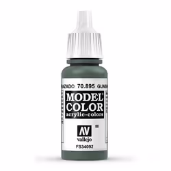 Vallejo Gunship Green, 17 ml, Green, Matte, Bottle