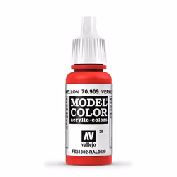 Vallejo 70.909, 17 ml, Vermilion, Matte, Bottle