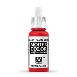 Vallejo 70.909 acrylic paint 17 ml Vermilion Bottle
