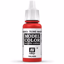Vallejo 70.945, 17 ml, Magenta, Matte, Bottle