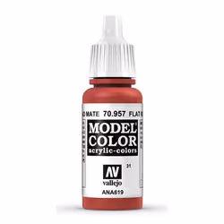 Vallejo 70.957, 17 ml, Red, Matte, Bottle