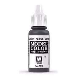 Vallejo 70.995, 17 ml, Black, Grey, Matte, Bottle