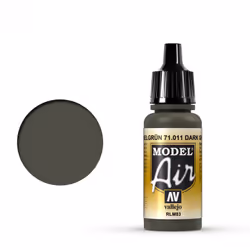 Vallejo 71.011, 17 ml, Green, Matte, Bottle