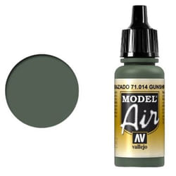 Vallejo Model Air Gunship Green acrylic paint 17 ml Bottle