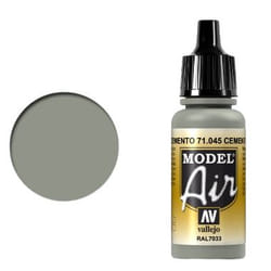 Vallejo Model Air Cement Grey acrylic paint 17 ml Bottle