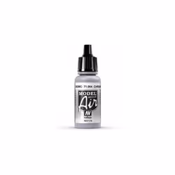 Vallejo Model Air Chrome, 17 ml, Silver, Matte, Bottle
