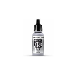 Vallejo Model Air Chrome acrylic paint 17 ml Silver Bottle
