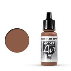 Vallejo Model Air acrylic paint 17 ml Copper Bottle