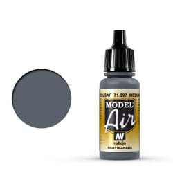 Vallejo 71.097 acrylic paint 17 ml Black, Grey Bottle