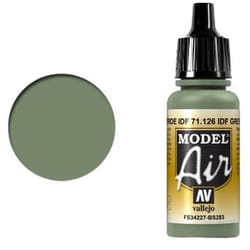 Vallejo Model Air IDF Green acrylic paint 17 ml Bottle