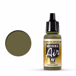 Vallejo 71.137, 17 ml, Green, Matte, Bottle