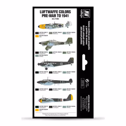 Vallejo Luftwaffe colors pre-war to 1941