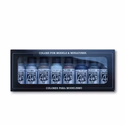 Vallejo 71.176, 17 ml, Black, Blue, Brass, Copper, Gold, Silver, Metallic, Bottle
