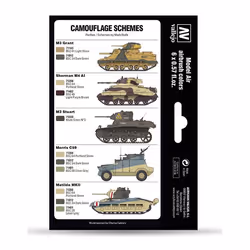 Vallejo British Caunter Colors