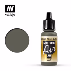 Vallejo 71.309 acrylic paint 17 ml Grey Bottle
