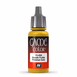 Vallejo 72.055, 17 ml, Gold, Metallic, Bottle