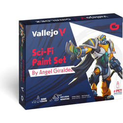 VAL72313 - AV Vallejo Game Color Set - Sci-Fi (x12) & figure