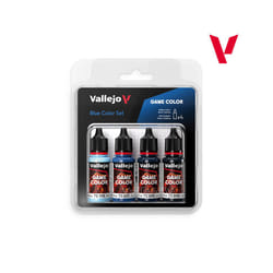 VAL72376 - AV Vallejo Game Color Set - Blue Colors (x4)