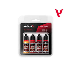 VAL72377 - AV Vallejo Game Color Set - Red Colors (x4)