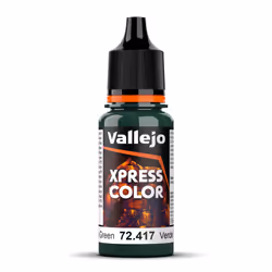 Vallejo 72.417, Green, Acrylic paint, liquid, 18 ml, 1 pc(s)