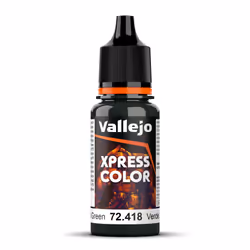 Vallejo 72.418, Green, Acrylic paint, liquid, 18 ml, 1 pc(s)