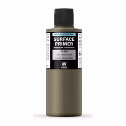 Vallejo 74.608, Base paint primer, Metal, Plastic, Polyvinyl chloride (PVC), Ready mixed, Brass, Metal, Plastic, Wood, Green, ...