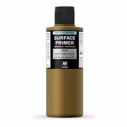 Vallejo 74.611, Base paint primer, Metal, Plastic, Polyvinyl chloride (PVC), Ready mixed, Brass, Metal, Plastic, Wood, Green, ...