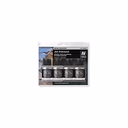 VAL77602 - AV Vallejo Metal Color Set - Jet Exhaust