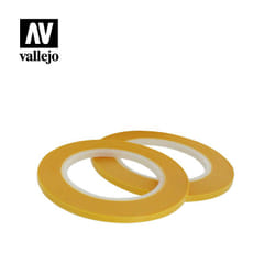 Vallejo T07004 masking tape 18 m Painters masking tape Suitable for indoor use Yellow