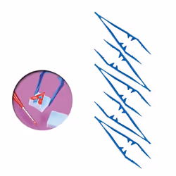 Vallejo Plastic Tweezers x5, Plastic, Blue, 5 pc(s)