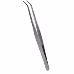 Vallejo Curved Tip Stainless Steel Tweezers (175 mm), Stainless steel, Stainless steel, Curved, 175 mm, 1 pc(s)
