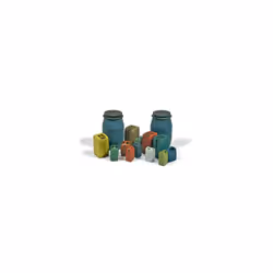 VALSC211 - Vallejo Scenics - 1:35 Assorted Modern Plastic Drums