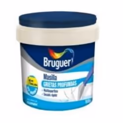 Bruguer 5196378, White, Ready mixed, 0.33 kg, Paste (substance), Matt, Finishing work