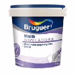 Bruguer 5196383, White, Ready mixed, 1 kg, Gypsum & polymer dispersion filler, Paste (substance), Spatula