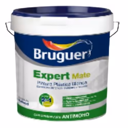 Bruguer 5208090, Paint, Ready mixed, Universal, White, Matt, 15 L