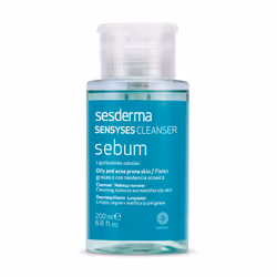 Sesderma Sensyses Cleanser Sebum, Makeup cleansing lotion, Women, Combination skin, Oily skin, Pore shrinking, Rebalancing, S ...