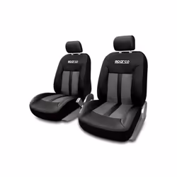 Seat cover; SPARCO; black/grey Polyester