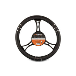 BC CORONA FVO10136 Steering wheel cover chrome/black PVC Universal