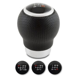 BC CORONA POM30165 Gear knob Aluminium, PU (Polyurethane) Universal