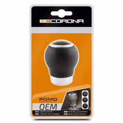 BC CORONA POM30165 Gear knob Aluminium, PU (Polyurethane) Universal
